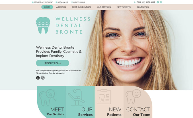 websites for dental Dr.