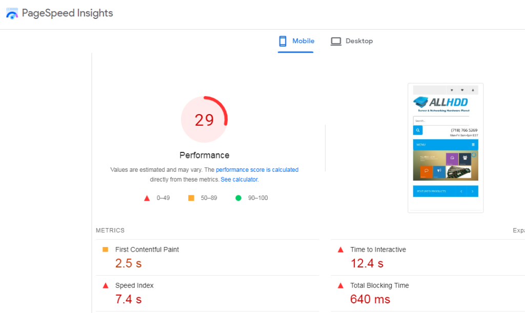 Slow Website Speed in Technical SEO 
