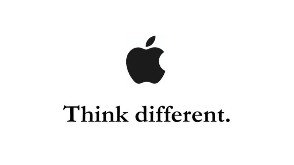 Apple slogan